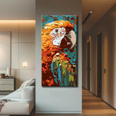 Paint by Numbers Parrot Painting